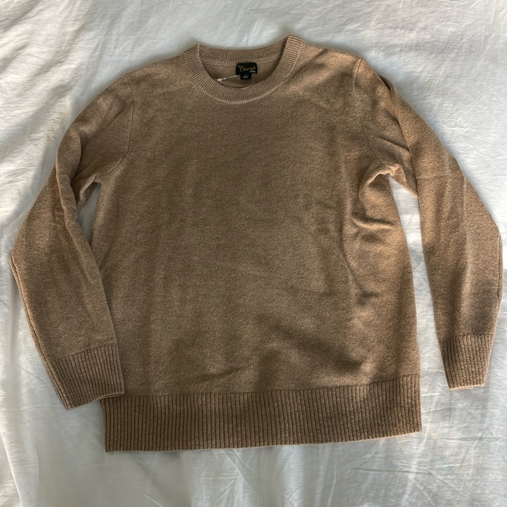 J.Crew Crewcuts, camel cashmere sweater size extra large